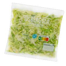 IJsbergsla fijngesneden